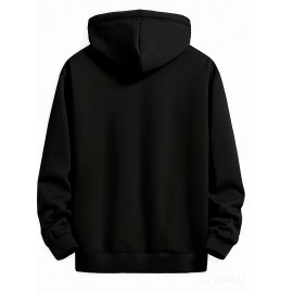 Set of 2 with a Custom Hoodie Featuring a Double-Sided Design - Personalized Style: -Blend Pullover, Long Sleeves, Machine Washable - Ideal for Fall And Winter, Appropriate for Both Casual And Formal Events, Comfortable Slim Fit