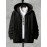 Men's Brown Hooded Jacket - Casual Zip-Up Winter Coat with Pockets, All-Season Polyester Outerwear, Golden-Tone Corduroy-Like Pocket Accent & Hooded Collar, Hand Wash/Dry Clean - Versatile for Smart-Casual & Formal Wear