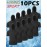 10-Pack Men'S Storm-Ready Hooded Tees | PolyMicro Mesh Tech, Crew Neck, Breathable Performance Shirts for Gym, Running, Hiking - Moisture-Wicking